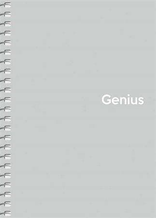 Genius Mini A6 spiral notesbog 80k firkantet