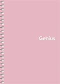 Miniatyrbillede 2 af 4: Genius Mini A6 spiral notesbog 80k firkantet