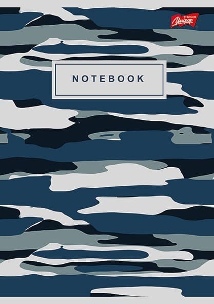 Notebook A5 96k kvadratisk Blue Story Unipap