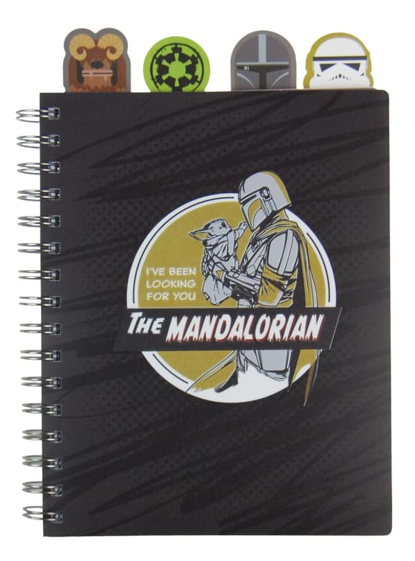 A5 100k firkantet notesbog med faner Star Wars Mandalorian CoolPack