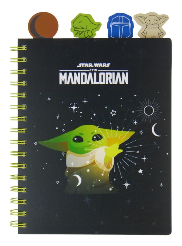 A5 100k firkantet notesbog med faner Star Wars Mandalorian CoolPack