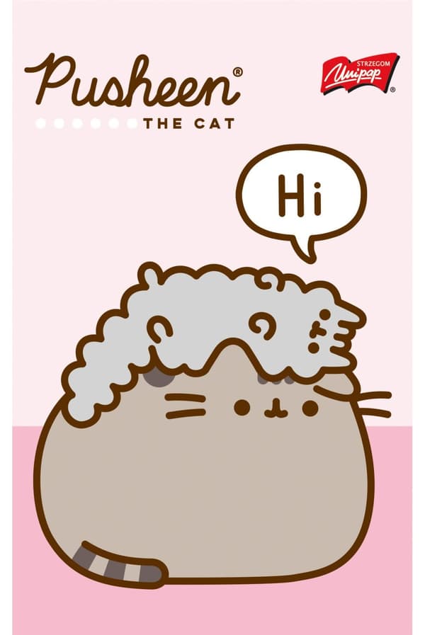 Kannettava A6 50k ristikko Pusheen Majewski