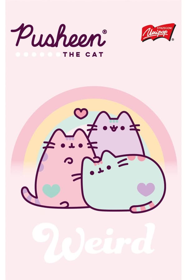 Kannettava A6 50k ristikko Pusheen Majewski