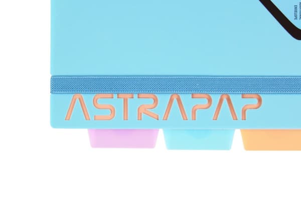 Notesbog med bogmærker A5 100k gitter PASTEL Astra