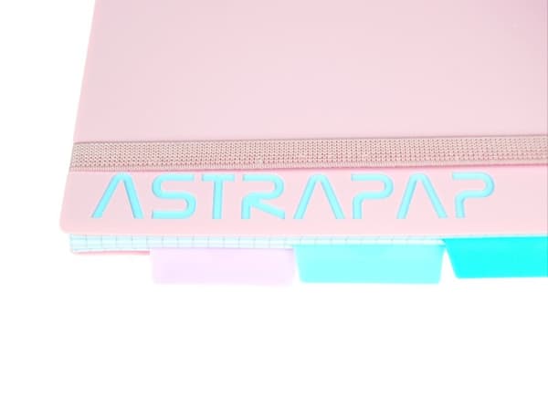 Vihko kirjanmerkeillä A4 100k neliö PASTEL Astra