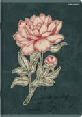 Miniatyrbillede 9 af 11: Notebook A5 60k Blomster ternet Top2000 lak