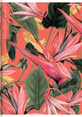 Miniatyrbillede 2 af 11: Notebook A5 60k Blomster ternet Top2000 lak