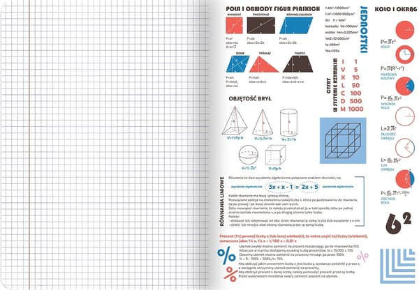 A5 60k tematisk notesbog med snydeark Matematik Top2000