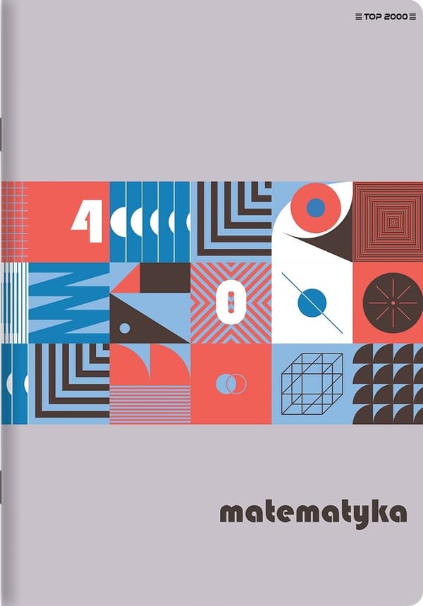 A5 60k tematisk notesbog med snydeark Matematik Top2000