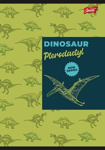 Notebook A5 16k gitter Dinosaur Unipap