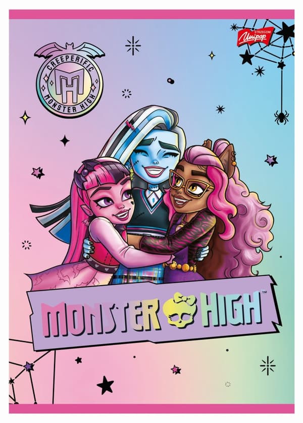 Kannettava A5 16k neliö Monster High Unipap