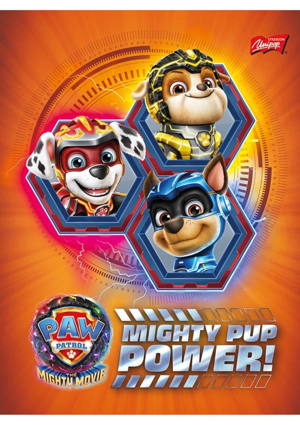 Notebook A5 16k kvadrat Paw Patrol Unipap