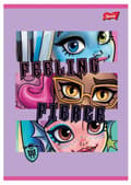 Miniatyrbillede 4 af 5: Notebook A5 32k gitter pige Monster High Unipap