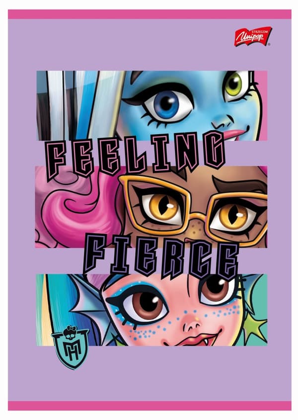 Notebook A5 32k gitter pige Monster High Unipap