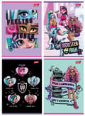 Miniatyrbillede 1 af 5: Notebook A5 32k gitter pige Monster High Unipap