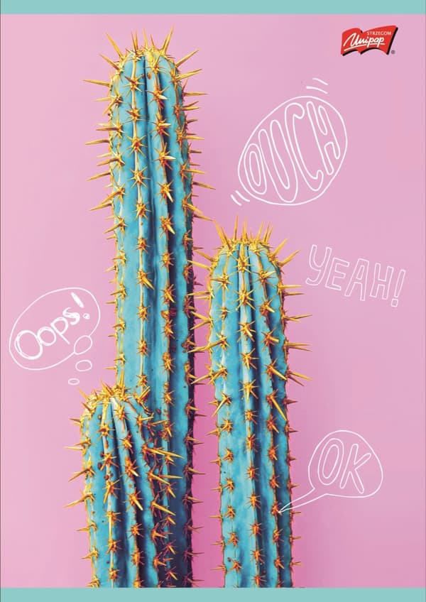 Notebook A5 60k gitter Soft Touch Cacti Unipap