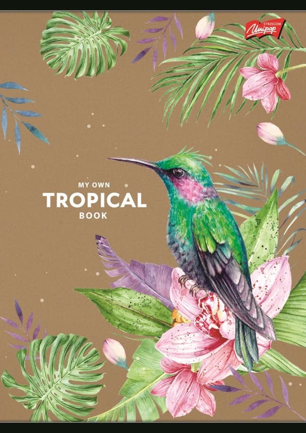 Notebook A4 80k kvadratisk Tropical Unipap