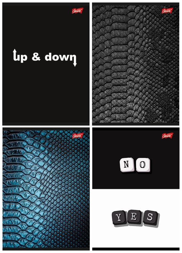 Notebook A5 60k gitter After Dark Unipap
