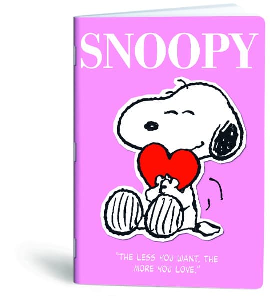 Notebook A4 40k firkantet Snoopy lak MarMar
