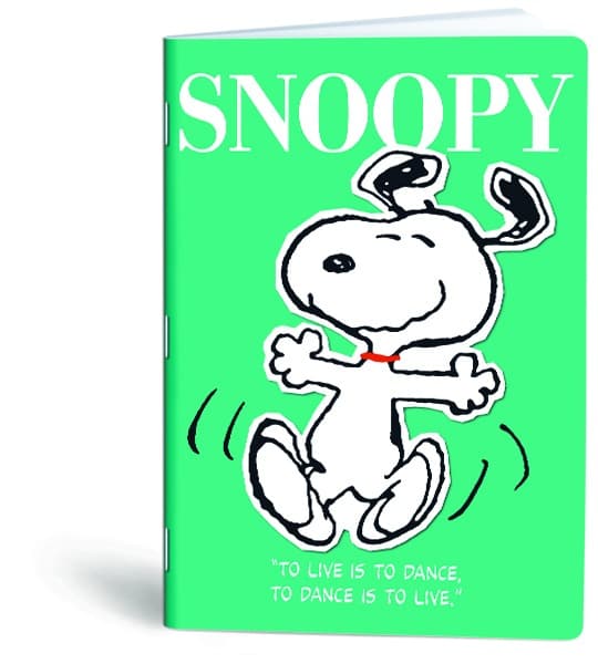Notebook A4 40k firkantet Snoopy lak MarMar