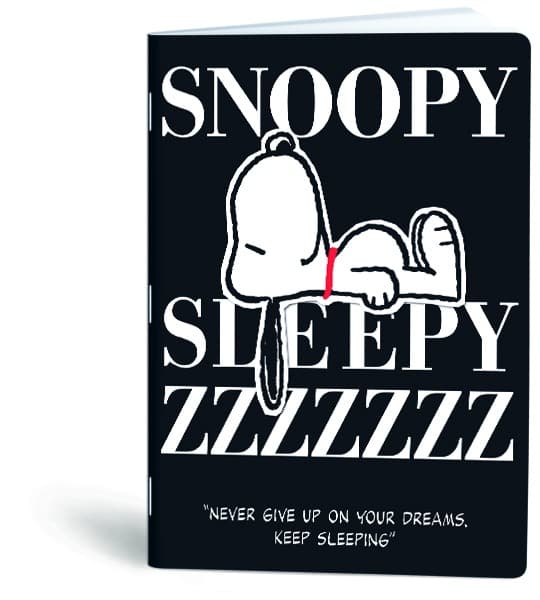 Notebook A4 40k firkantet Snoopy lak MarMar