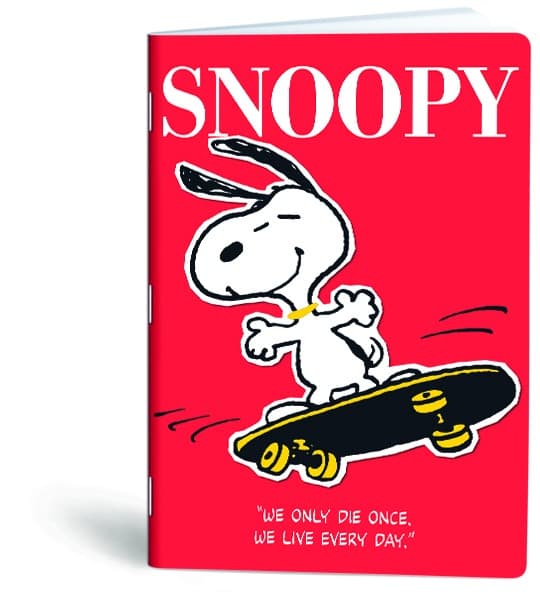 Notebook A4 40k firkantet Snoopy lak MarMar