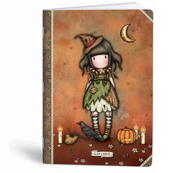 Notebook A4 40k firkantet Gorjuss Doll lak MarMar