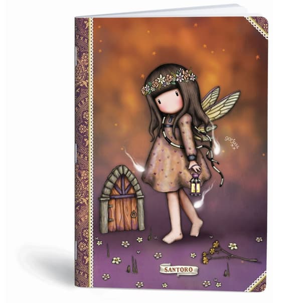 Notebook A4 40k firkantet Gorjuss Doll lak MarMar