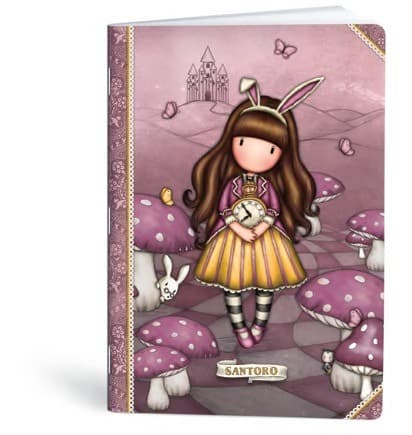 Notebook A5 40k kvadrat Gorjuss Doll lack MarMar
