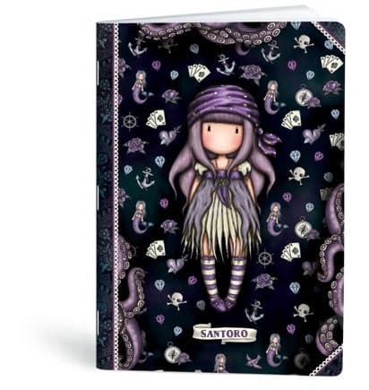 Notebook A5 40k kvadrat Gorjuss Doll lack MarMar