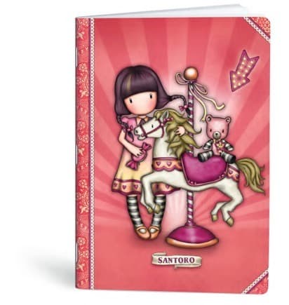 Notebook A5 40k kvadrat Gorjuss Doll lack MarMar