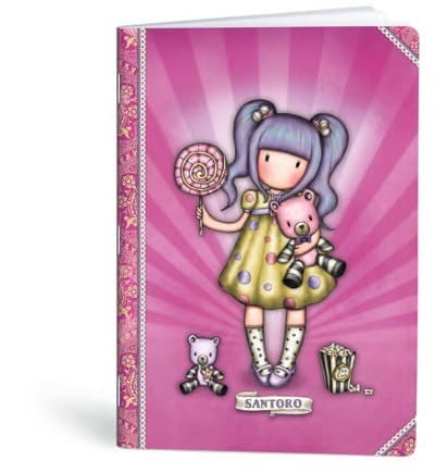 Notebook A5 40k kvadrat Gorjuss Doll lack MarMar