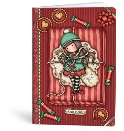 Notebook A5 40k kvadrat Gorjuss Doll lack MarMar