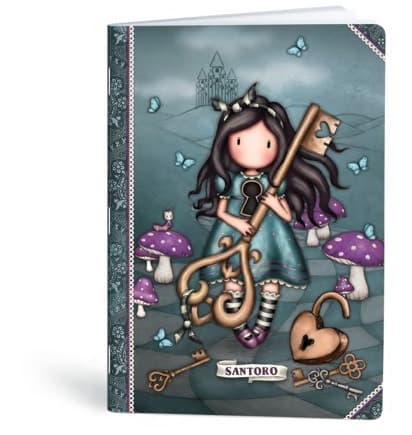 Notebook A5 40k kvadrat Gorjuss Doll lack MarMar