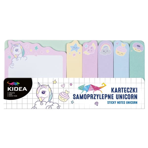 Sticky notes + Kidea Unicorn Notesblok