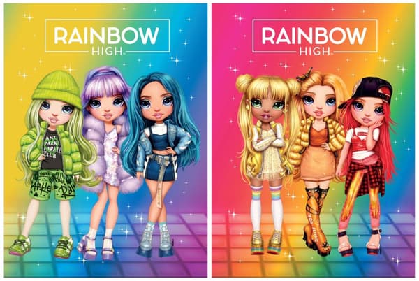 Notebook A5 16k small line Rainbow High Astra