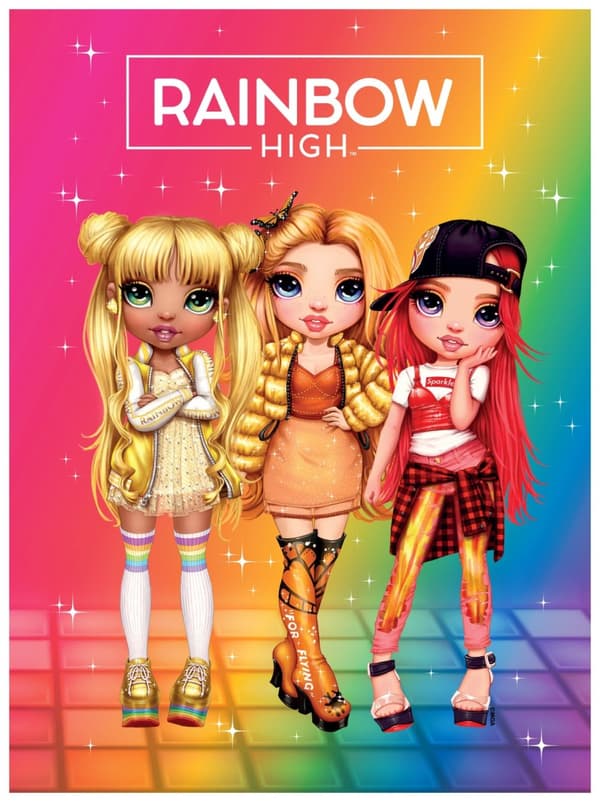 Notebook A5 16k gitter Rainbow High Astra