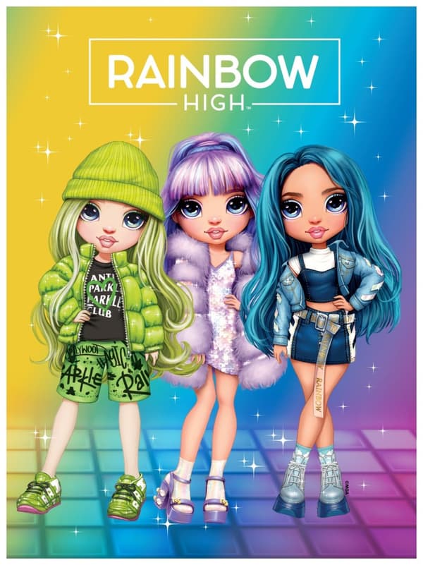 Notebook A5 16k gitter Rainbow High Astra