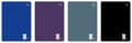 Miniatyrbillede 3 af 5: Notebook A5/80 # KRATA One Colour Interdruk ZE80KF#OC