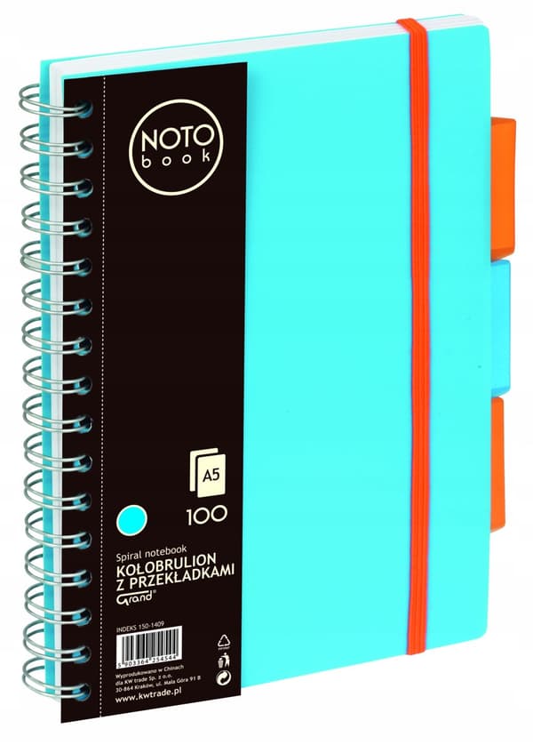 A5/100 Square Notebook Grand Notebook Blå