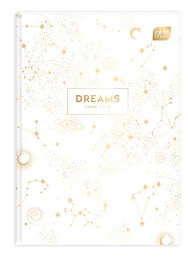 Brulion A5/96 Interdruk Metallic Dreams gitter