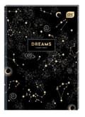 Miniatyrbillede 1 af 5: Brulion A5/96 Interdruk Metallic Dreams gitter