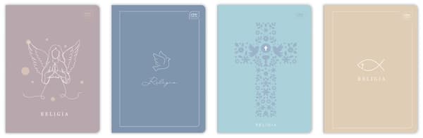 Notesbog A5/32 Grid Religion Intertryk