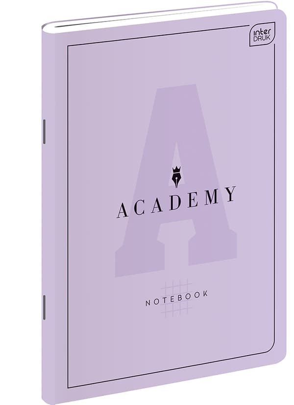 Muistikirja A5/60 Grid M 90g Academy Pastel Interdruk