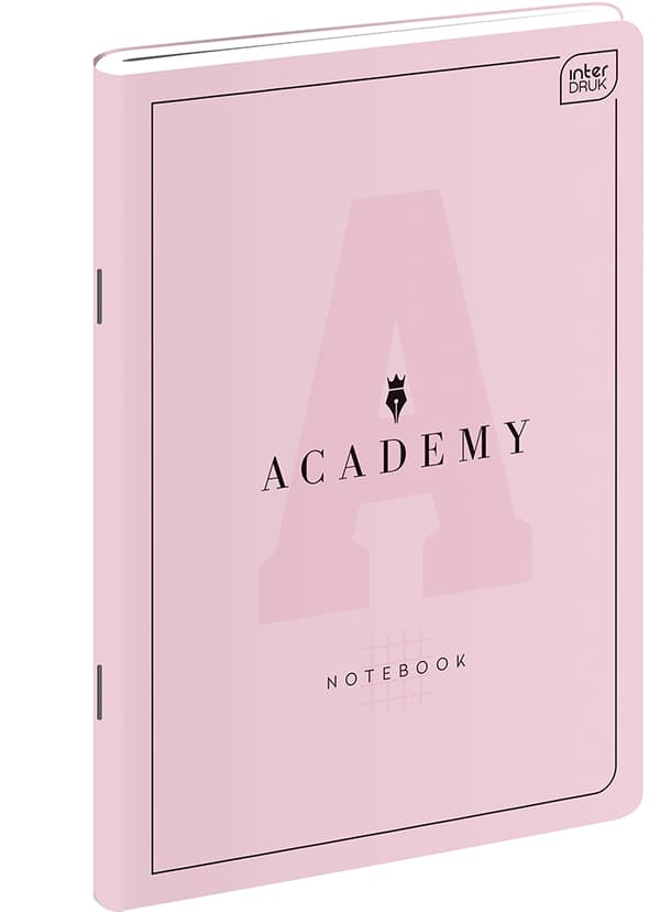Muistikirja A5/60 Grid M 90g Academy Pastel Interdruk