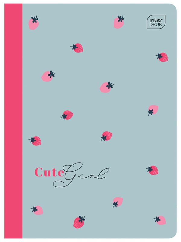 Notebook A5/32 # UV GRID Farvetrends Piger Interprint ZE32 #TREGIRLS SÆT 10x