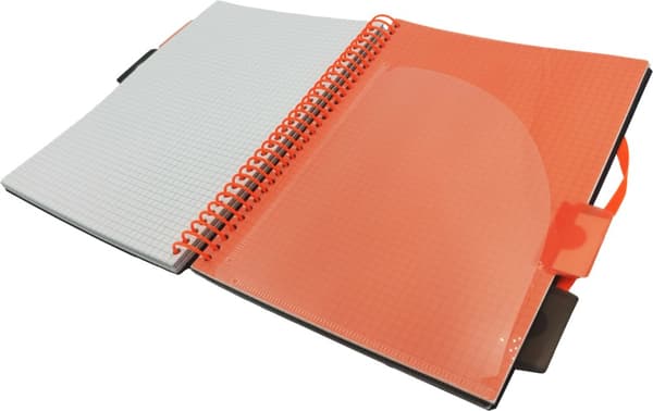 Pukka Project Book PP Neon Black B5 Spiral Notebook Oranssi 3085S-PPN