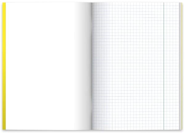 Notebook A5/60 Grid Eco PP farver Herlitz 9552308