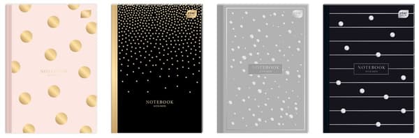 Notebook Semi-Hard Cover A5/64 DOTS Interdruk BRA564#KRO