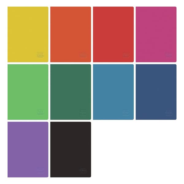 Notebook A5/96 ark Grid Herlitz Rainbow Classic 9583154